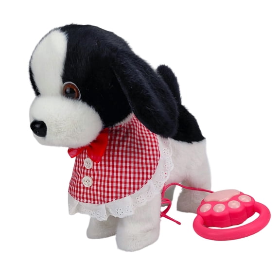 Electric Dog Plush Toy with Realistic Walking Singing and Barking Movement Remote Control Music Puppy for Children Fun