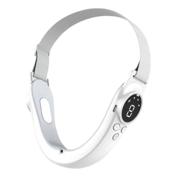 Electric Double Chin Device, V Face Machine with 8 Modes & 15 Intensities, Rechargeable Jawline Sculpting Massager