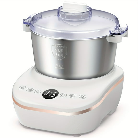 Electric Dough Maker with Temperature Control for Homemade Bread, Pizza, and Cookie Dough Preparation