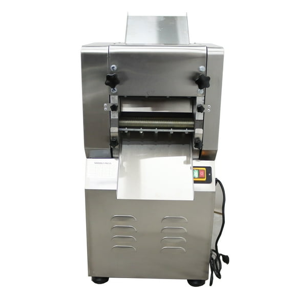 Electric Dough Roller Sheet Maker 9.4 Inch Roller Vertical Noodle Pasta Machine with 1.5mm and 3mm Cutter 110V