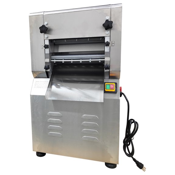 Electric Dough Roller Sheet Maker Vertical Dough Roller Machine 2200W with 2mm Cutter