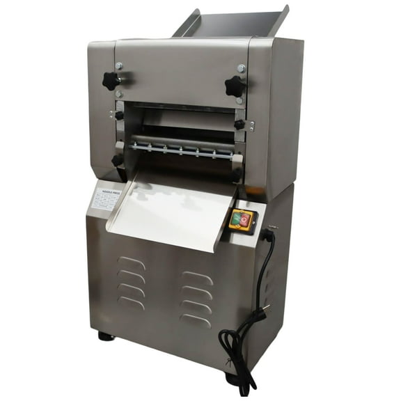 Electric Dough Roller Sheet Maker Vertical Noodle Machine Dough Press for Dumplings Noodles Cylinder Length 290mm