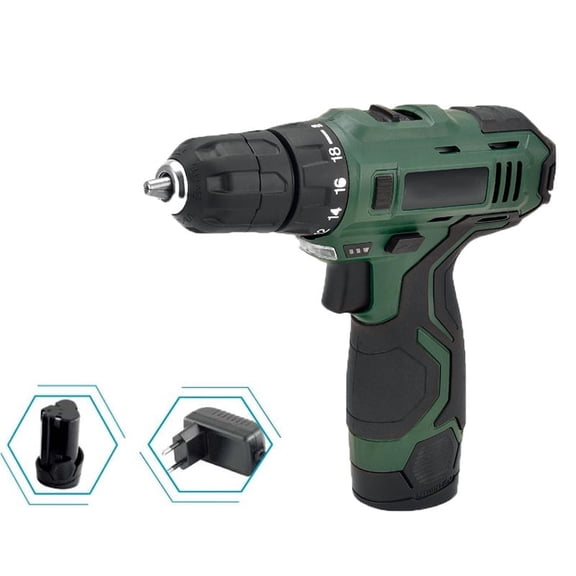 Electric Drill 500W Corded with 3/8 Chuck, Variable Speed, Compact Handheld Drill for Home Projects