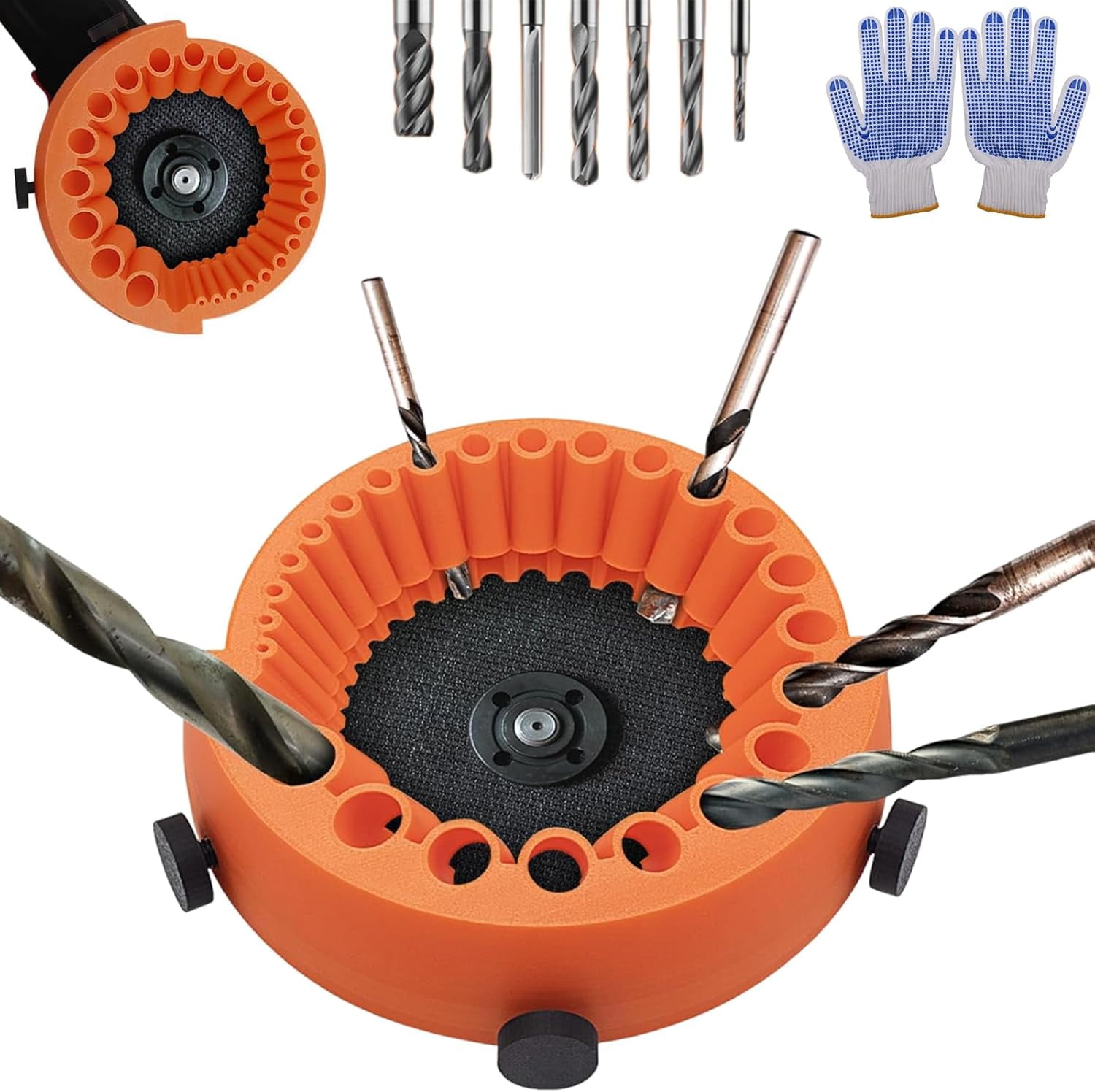 Bit Attachment Electric Drill Bit Sharpener Grinder Attachment, 1/16