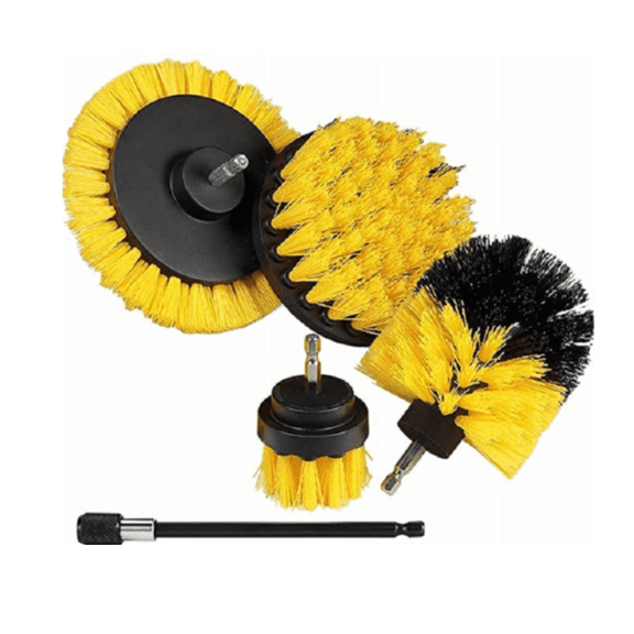 Electric Drill Brush Set , Power Scrubber Brush Attachments for Car Wheel Rim, Household Gap, Tile, Bathroom Kitchen Deep Cleaning