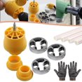 thumbnail image 1 of Electric Drill Compatible PVC Pipe Threader Kit with Various Die Sizes, Pipe Threader Kit, PVC Thread Maker Tool for Electric Drill, Pipe Threader with 3 Dies 1/2", 3/4", 1", 1 of 7