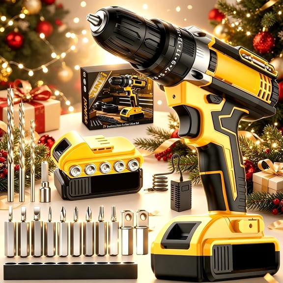 Electric Drill Driver, Multipurpose Hand Power Tool for Home DIY Maintenance