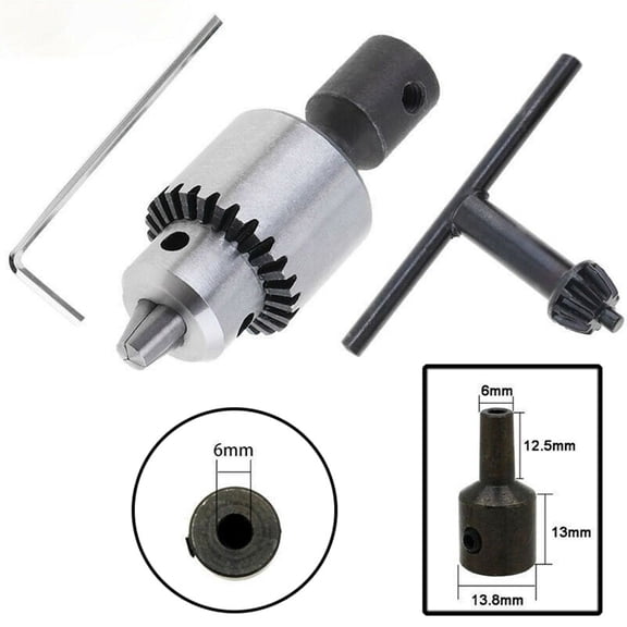 Electric Drill Grinding Mini Chuck Key JT0 0.3-4mm with 3.17mm Shaft 3 Jaws Adapter Kits Mandril Cartridge for Motor