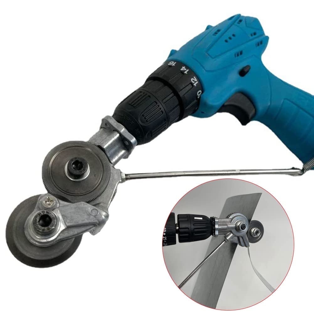 Electric Drill Plate Cutter Accessories Sheet Metal Cutting Machines Sawing Machines Cutting Tools Sheet Metal Cutting Compatible with Cutting Metal Plates Compatible with Aluminium Machines