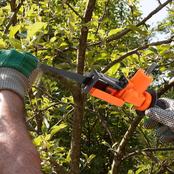 Electric Drill To Reciprocating Saw Adapter Kit With 3 Blades – Turns Your Drill Into A Powerful Recip Saw For Wood, Metal & Plastic Cutting
