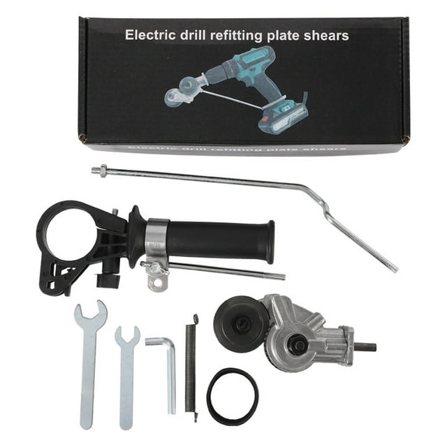 Electric Drill Shears Plate Cutter Attachment Metal Sheet Cutter Nibbler Saw
