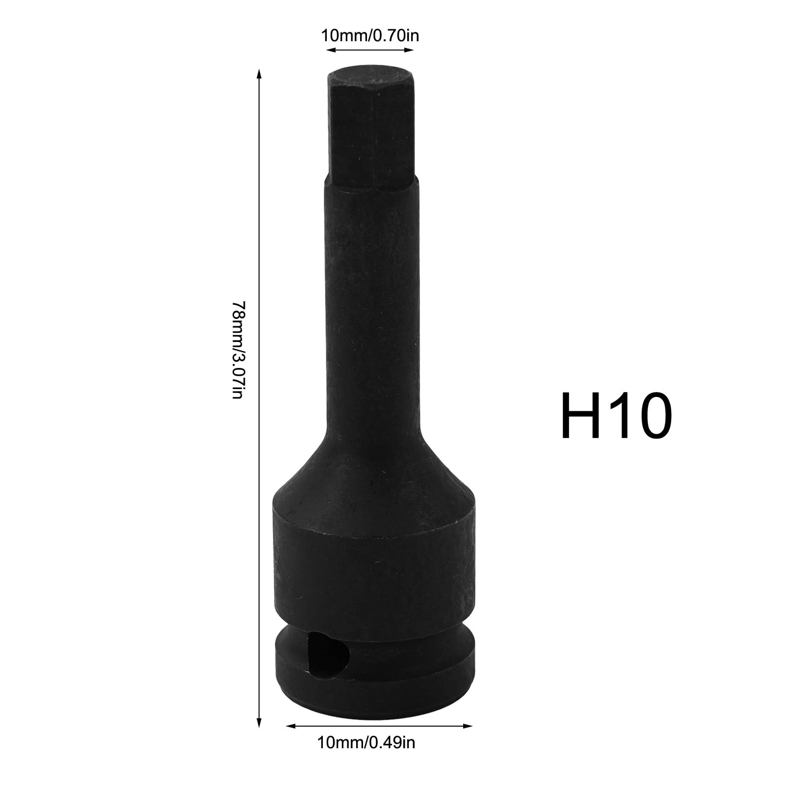 Electric Drill Socket Adapter Air Impact Wrench Hex Head Socket 12.5mm