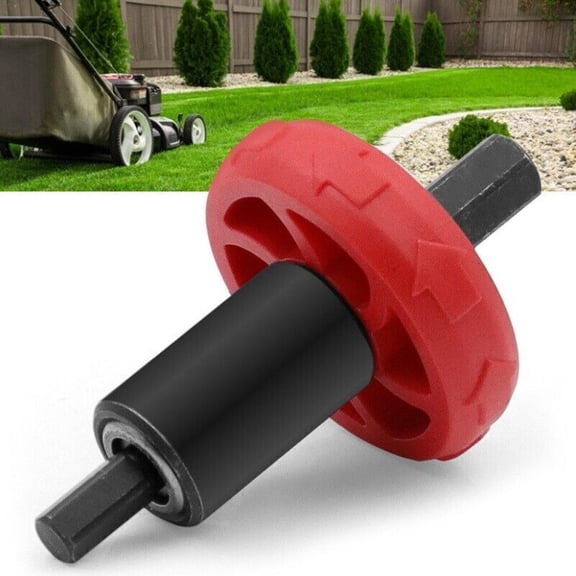 Electric Drill Starter Adapter Bit, 3/8" Chuck Engine Start Tool for String Trimmers, Leaf Blowers & Small Engines, Cordless Drill Compatible