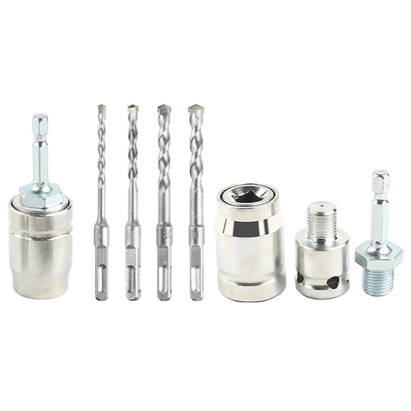 Electric Drill To Electric Hammer Square Handle With Drill Head Hole Dia. 10Mm A