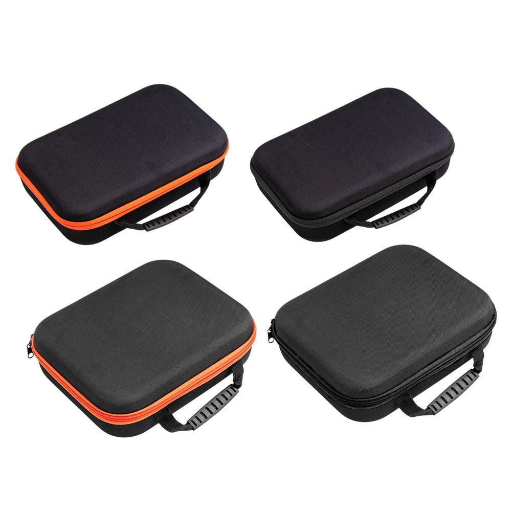 Electric Drill Tool Storage Bag Oxford Fabric Tool Organizer Bag With Net Pouch Organize Your Tools For Easy Access Black 270×220×70Mm Fangkenuo