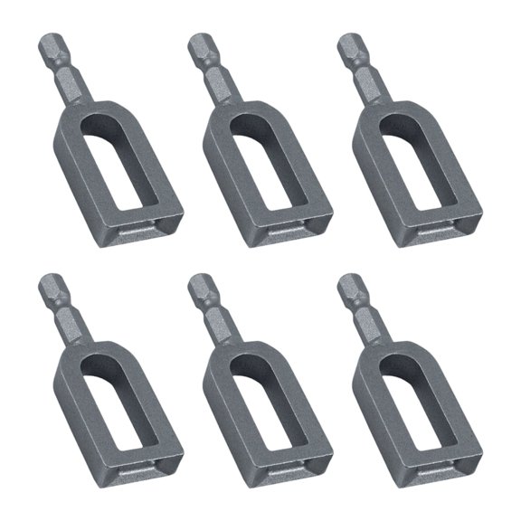 Electric Drill Wire Twisting Tool Hexagonal Cable Tying Bit for Pipe Chain Link Netting Installation Easy to Use