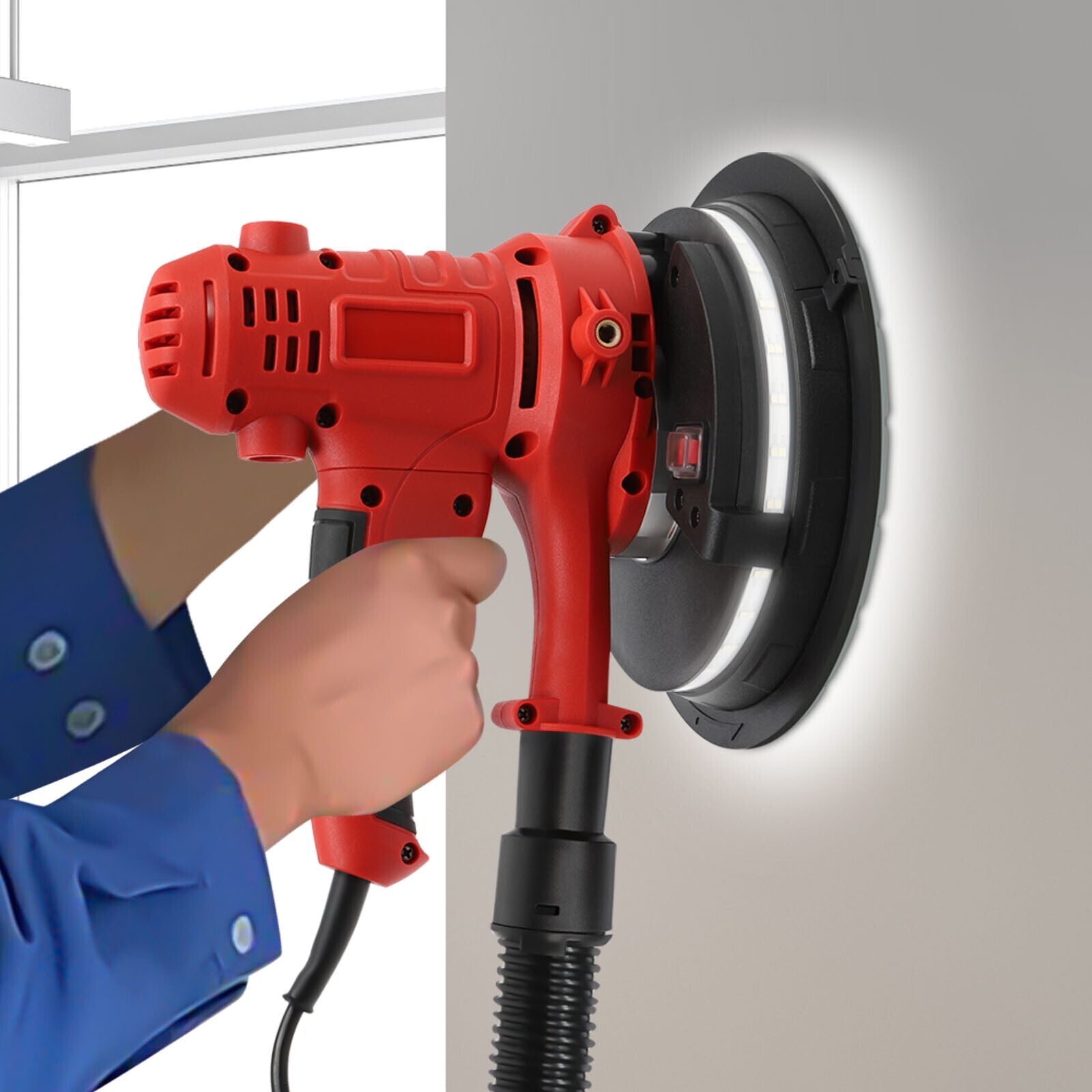 Electric Drywall Sander Plaster Wall Sanding Machine Portable Hand Polishing Machine 1200W