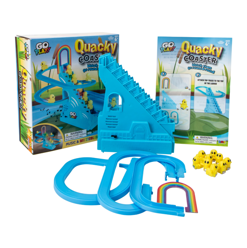 Electric Duck Roller Coaster Set – Automatic Stair Climbing Ducklings ...