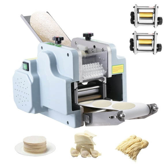 Electric Dumpling Wrapper Maker, 140W Commercial Skin Processor with 3.15in and 3.54in Mold for Hotel and Home Kitchen Use