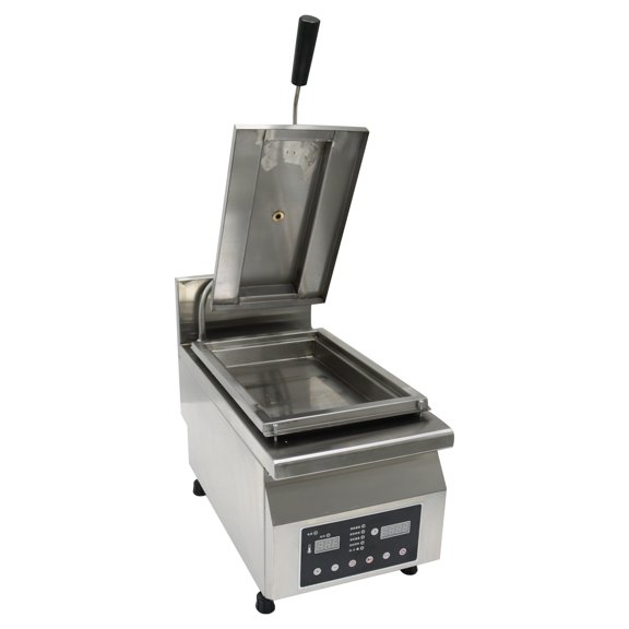 Electric Dumplings Fryer Fried Steam Dumpling Maker Potsticker Fry Pan 208/220V 12.6x8.5x2 Inch Pot