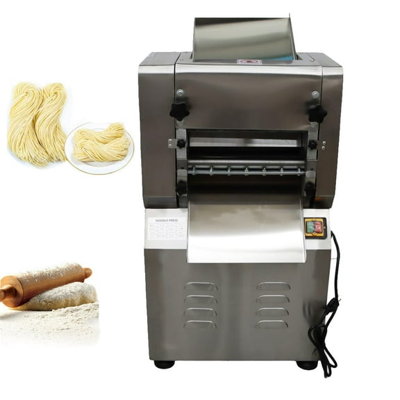 Electric Dumplings Noodles Dough Roller Sheet Maker Vertical Noodle Cutting Machine with 1.5mm Square Cutter