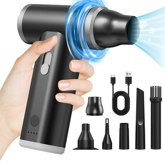 Electric Duster, 120000 Rpm Stepless Speed Cordless Compressed Duster