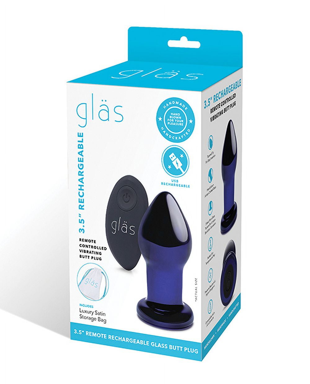 Electric EEL GLAS Rechargeable Butt Plug 3.5" - Walmart.com Electric EEL GLAS Rechargeable Butt Plug 3.5" - Walmart.com