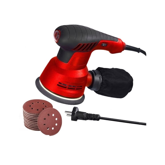 Electric Eccentric Sander 5 Inch 125mm Sanding Plate Electric Sander Wood Processing Furniture Car Polishing Machine ,High Dust Collection Efficiency