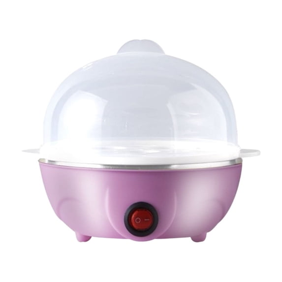 Electric Egg Cooker - 7 Egg Capacity, Auto Shut Off, Compact Hard & Soft Boiled Egg Maker for Breakfast