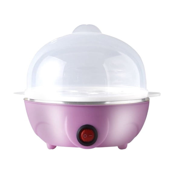 Electric Egg Cooker - 7 Egg Capacity, Auto Shut Off, Compact Hard & Soft Boiled Egg Maker for Breakfast