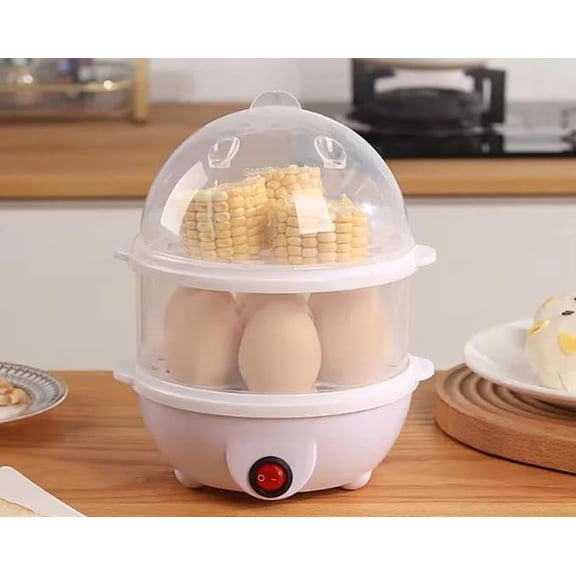 Electric Egg Cooker Rapid Egg Boiler Automatic Egg Steamer Multi Egg Breakfast Maker One Touch
