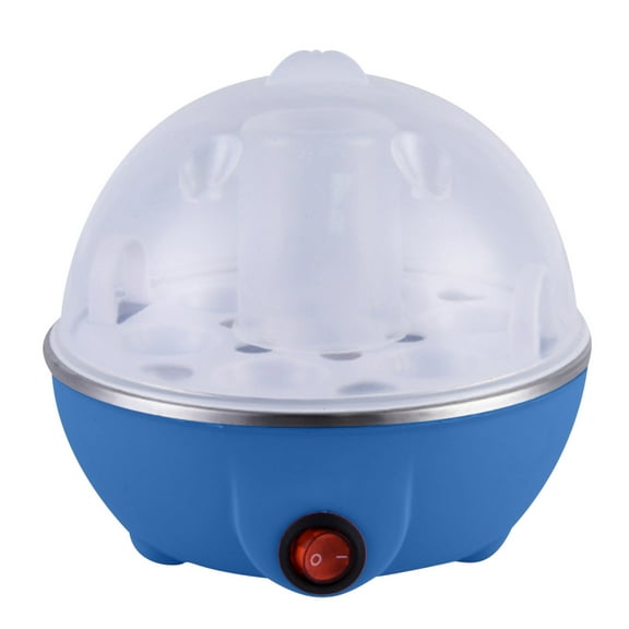 Electric Egg Cooker Steamer for Hard Soft Boiled Poached Eggs | 7 Egg Capacity | Multi-Function Food Steamer for Vegetables Dumplings Seafood | Includes 1 Cooker & Manual | 350W Kitchen Appliance