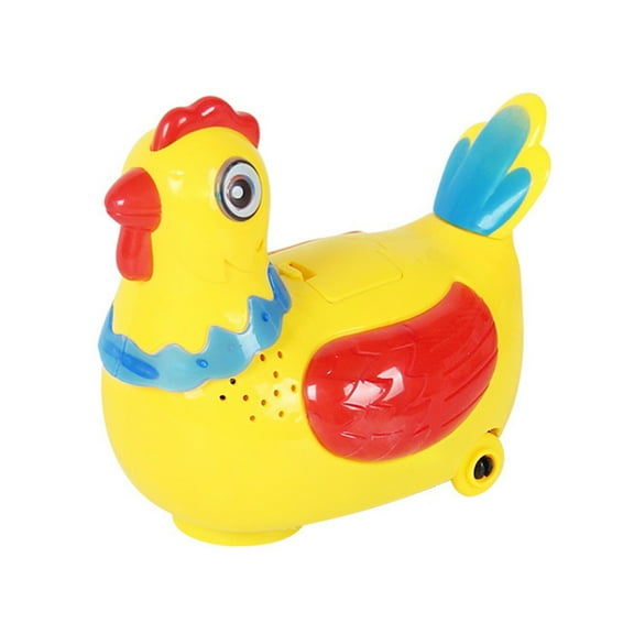 Electric Egg Laying Chicken Walking Toy With Music And Lights Automatic Hen Robot For Kids 5.1X3.9X5.5 Inches Requires 3 Aa Batteries Not Included Abs Plastic