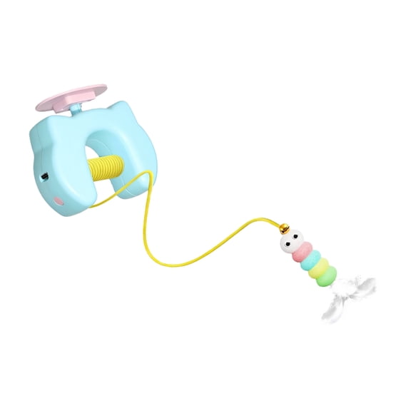 Electric Elevating Cats Toy with Bouncing Toy Interactive Exercise Indoor Felines Teaser Rope
