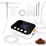 Electric Enema Kit for Men & Women 100-Level Adjustable Water Pressure Colon Cleanse System with LCD Display, 8 Nozzles, Storage Bag, Coffee Enema & Detox Support