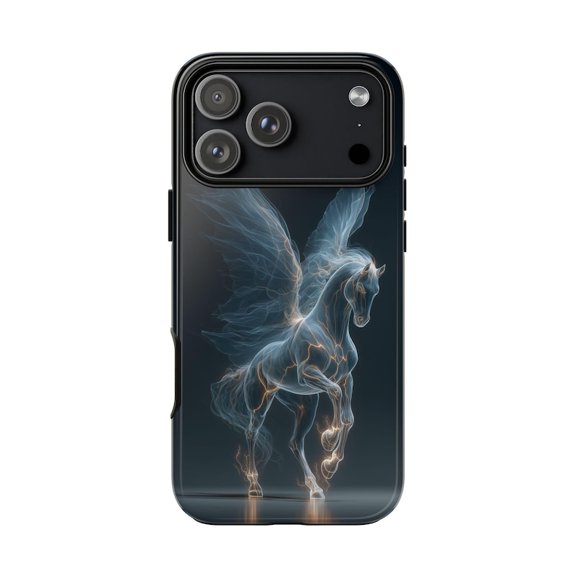 Electric Energy Winged Pegasus Tough Slim Phone Case for iPhone 17 16 15 14 13 12 11 Pro Max