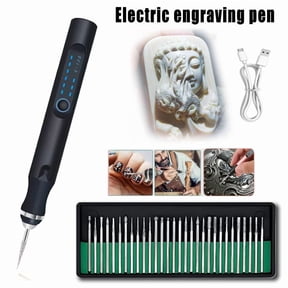 Electric Engraving Pen, USB Rechargeable Cordless Etching Engraving Tool, Portable DIY Rotary Engraver For Jewelry Wood Glass Stone Carving