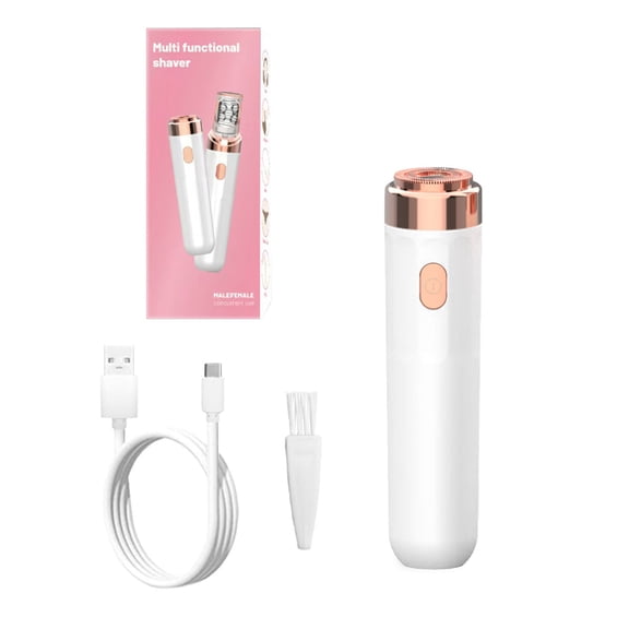 Electric Epilator For Women Easy Automatic Hair Remover With Double Heads For Quick Body And Face Hair Removal