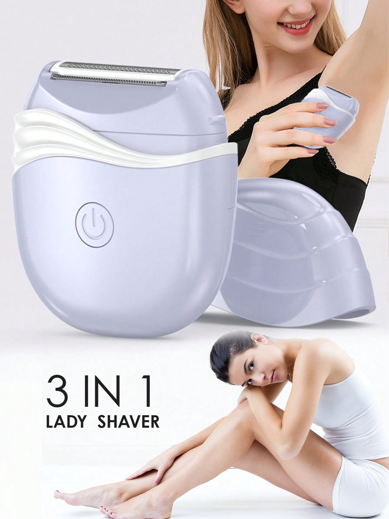 Electric Epilator For Women Portable Hair Removal Device Lady Razor ...