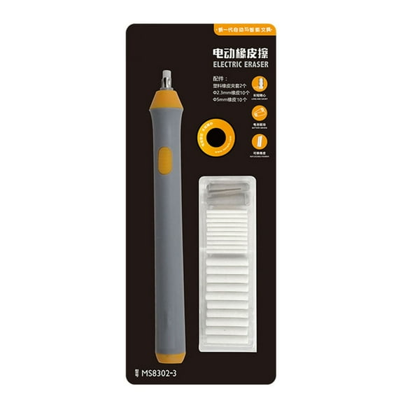 Electric Eraser Battery Operated Pencil Eraser with Replacement Refills for Sketching Drafting Drawing