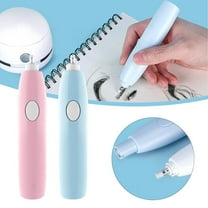Electric Eraser Kit with 32 Refills Battery Operated Eraser for Art, Drawing, and Sketching (2 Erasers, Blue)