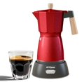 thumbnail image 1 of Electric Espresso Coffee Maker Italian Coffee Pot Electric Moka Pot Cuban Coffee Maker Portable Cafeteras Electricas Espresso Makers with Detachable Base 3 or 6 Cup, 1 of 7