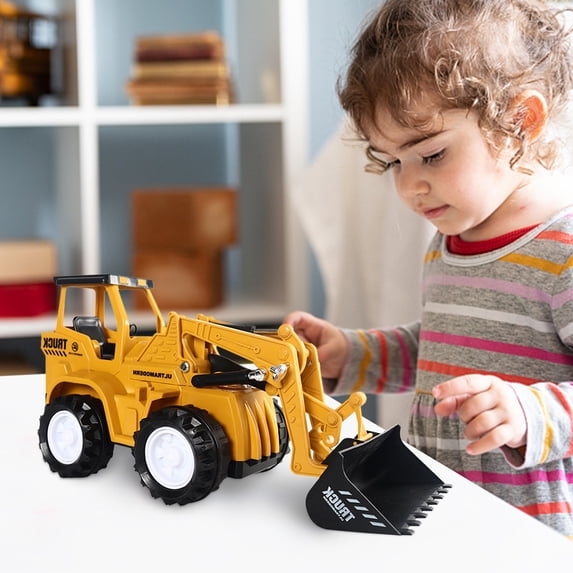 Electric Excavator Toy with Lights and Music - Universal Engineering Vehicle for Kids, Universal Engineering Vehicle Model Excavator Light And Music Children's Excavator Toy