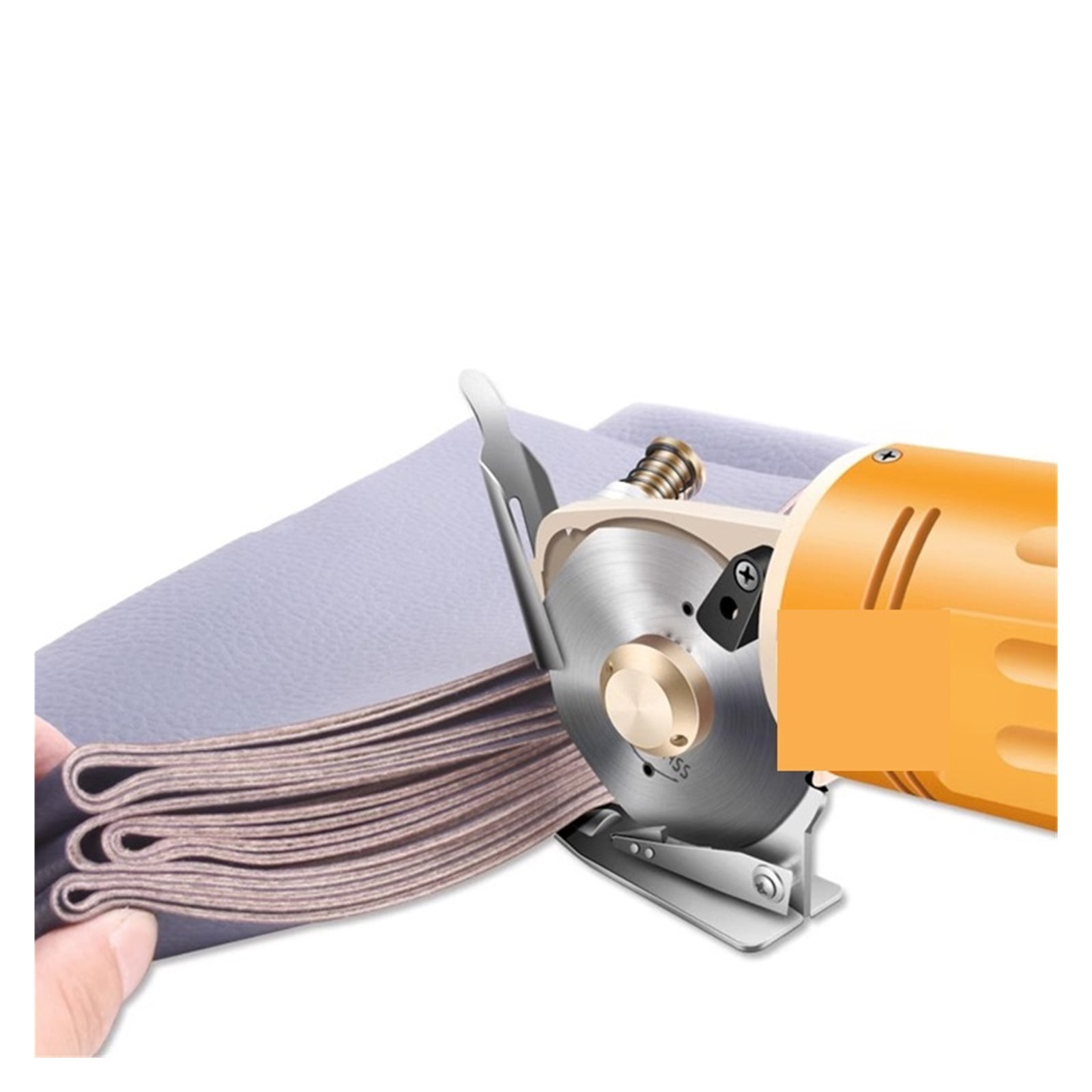 Electric Fabric Scissors Rotary Blade Fabric Tool Leather Fabric Electric Cutter Kit Cutting Saw Tool ,Sharp & Durable