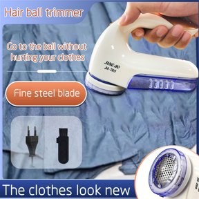 Electric Fabric Shaver Lint Remover Plug In, Stainless Steel Blade Clothes Defuzzer for Sweaters and Blankets, Portable Detachable Lint Collector for Home and Travel, Easy Clean Fabric Shaver
