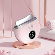 Electric Face Massager Heating and Vibration,Muscle Scraper Tool,Gua Sha Facial Device for Face & Body,Portable Cordless Design
