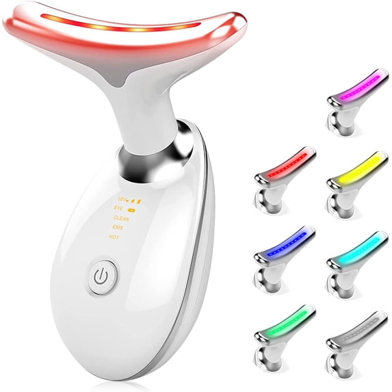 Electric Facial Massager, Portable High Frequency Heating Massage Face Lifting, 3 Modes 45°C for Beauty Skin Care Tools, EMS Massage Facial Conditioning