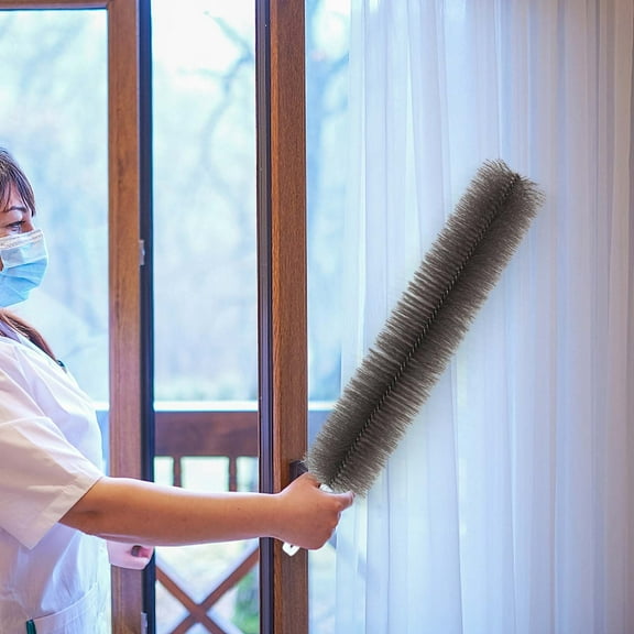 Electric Fan Cleaning Brush 2PC Set - Portable Dust Removal Tool for Fan Blades and Grills, Efficient Cleaning Brush for Home Appliances, 42cm Long Handle Design