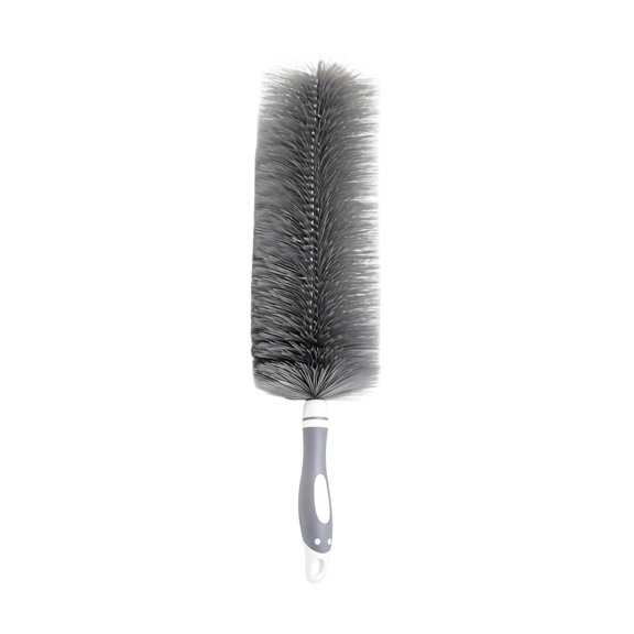 Electric Fan Cleaning Brush, Multi Purpose Electrostatic Dust Remover Air Conditioner Crevice Blind Radiator Shutter Cleaner Home Housekeeping Utility Tool Handle Gray
