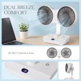 thumbnail image 1 of Electric Fan for Home and Desktop, Powerful 2-Speed Air Circulator, Adjustable Quiet Personal Fan for Bedroom, Kitchen, and Summer Home Decor, 1Pack A, 1 of 7